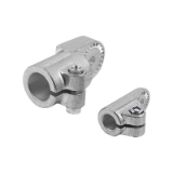 29024 - Conectores para tubo, pieza de articulación, aluminio, con dentado interior